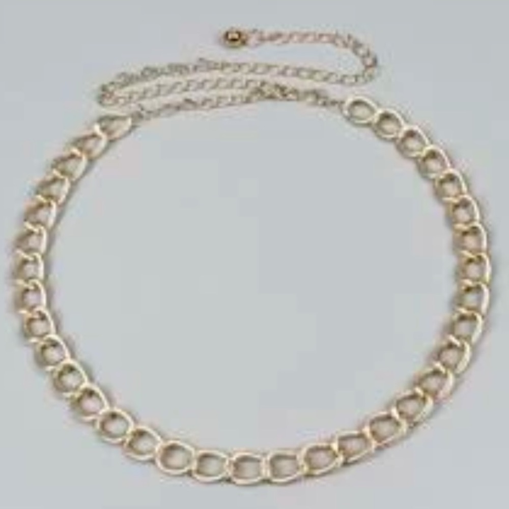 Gold Chain Belt, Adjustable, NWT